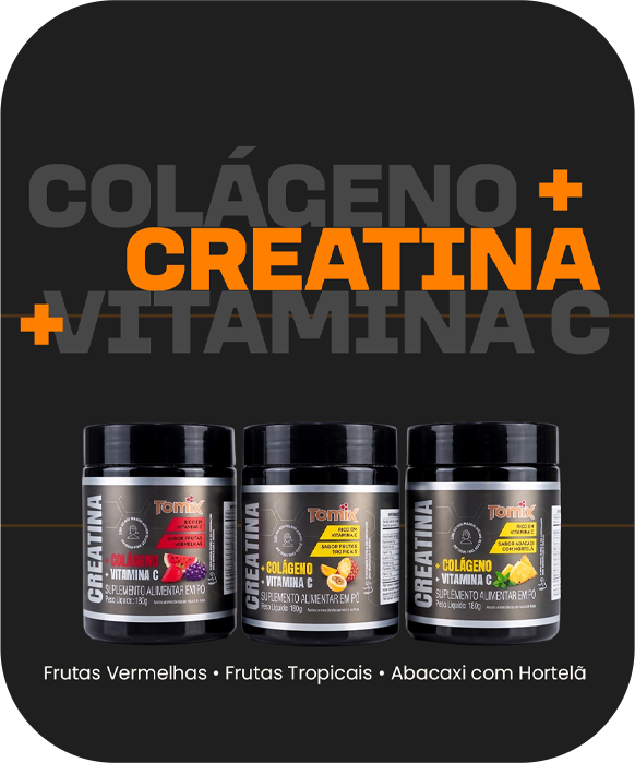 Colágeno + Creatina + Vitamina C Tomix Suplementos